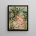In a bath - Tadeusz Makowski — framed artwork on a wall