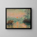 Landscape painting at sunset - Tadeusz Makowski — framed artwork on a wall