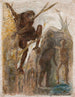 Landscape with a Monkey - Tadeusz Makowski — artwork view