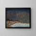 Landscape with Clouds - Tadeusz Makowski — framed artwork on a wall