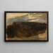 Landscape with the Sun Passing Through - Tadeusz Makowski — framed artwork on a wall
