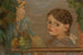 Little girls with grapes - Tadeusz Makowski — artwork view