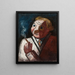 L'homme au cigare Stéphane Manier - Tadeusz Makowski — framed artwork on a wall