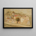 Petite ville - Tadeusz Makowski — framed artwork on a wall