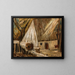 Moulin à Banay - Tadeusz Makowski — framed artwork on a wall