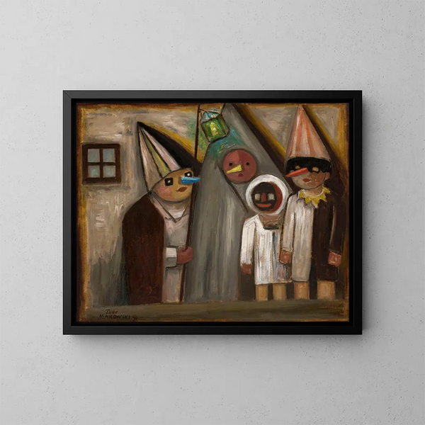 Misérable Painting - Tadeusz Makowski — framed artwork on a wall