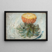 Pineapple on a plate - Tadeusz Makowski — framed artwork on a wall