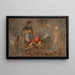 Heating of the pig - Tadeusz Makowski — framed artwork on a wall