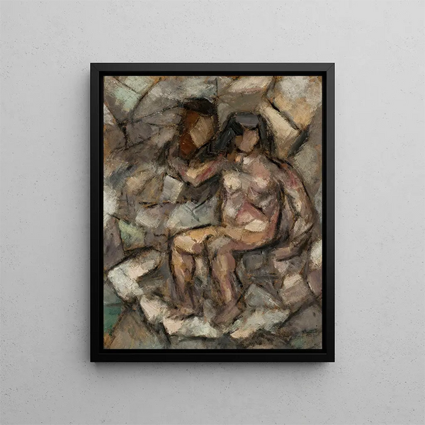 Repos - Tadeusz Makowski — framed artwork on a wall