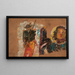 Fusilier et tête - Tadeusz Makowski — framed artwork on a wall