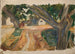 Trees by the roadside - Tadeusz Makowski — artwork view