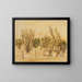 Sad Painting - Tadeusz Makowski — framed artwork on a wall