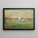 Sailboats - Tadeusz Makowski — framed artwork on a wall