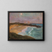 Maritime Coast Painting - Tadeusz Makowski — framed artwork on a wall
