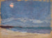Marine painting with the sun behind a cloud - Tadeusz Makowski — artwork view