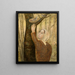 Self-portrait with Palette - Tadeusz Makowski — framed artwork on a wall