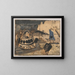 Serenade - Tadeusz Makowski — framed artwork on a wall