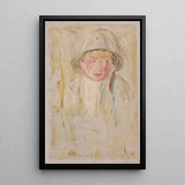 Sketch of a Boy's Figure VIII - Tadeusz Makowski — framed artwork on a wall