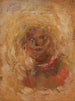 Sketch of a Blonde-haired Head - Tadeusz Makowski — artwork view