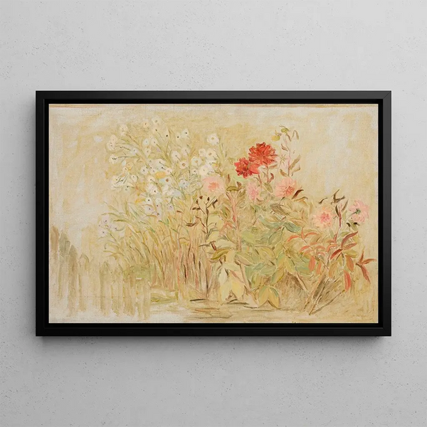 Petit jardin - Tadeusz Makowski — framed artwork on a wall