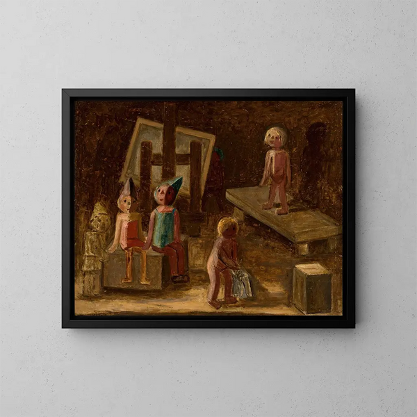 Petit modèle - Tadeusz Makowski — framed artwork on a wall