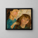 Toilet - Tadeusz Makowski — framed artwork on a wall