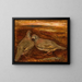 Two Birds - Tadeusz Makowski — framed artwork on a wall