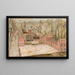 View of a Small Town - Tadeusz Makowski — framed artwork on a wall