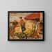 Zwoenie zboa - Tadeusz Makowski — framed artwork on a wall
