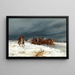 a joyful celebration returning home - Tadeusz Rybkowski — framed artwork on a wall