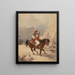 Montenegrin Cavalier - Tadeusz Rybkowski — framed artwork on a wall
