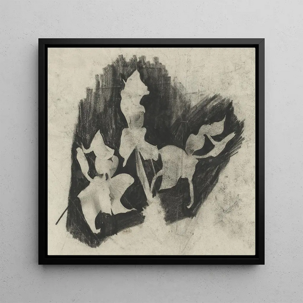 Tak orchids - Carel Adolph Lion Cachet — framed artwork on a wall