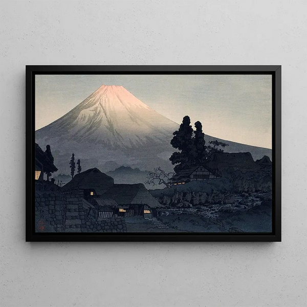 Mount Fuji from Mizukubo - Takahashi Hiroaki — framed artwork on a wall