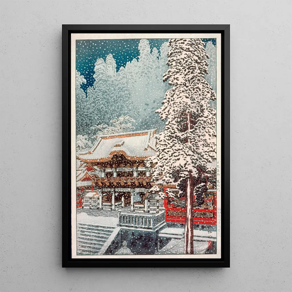 the Yōmei Gate in Nikkō - Takahashi Hiroaki — framed artwork on a wall