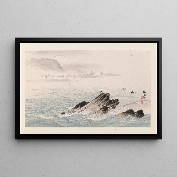 Seiho June Fuji Pl02 - Takeuchi Seihō — framed artwork on a wall