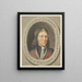 Portrait of the painter Lambert van Straaten - Tako Hajo Jelgersma — framed artwork on a wall
