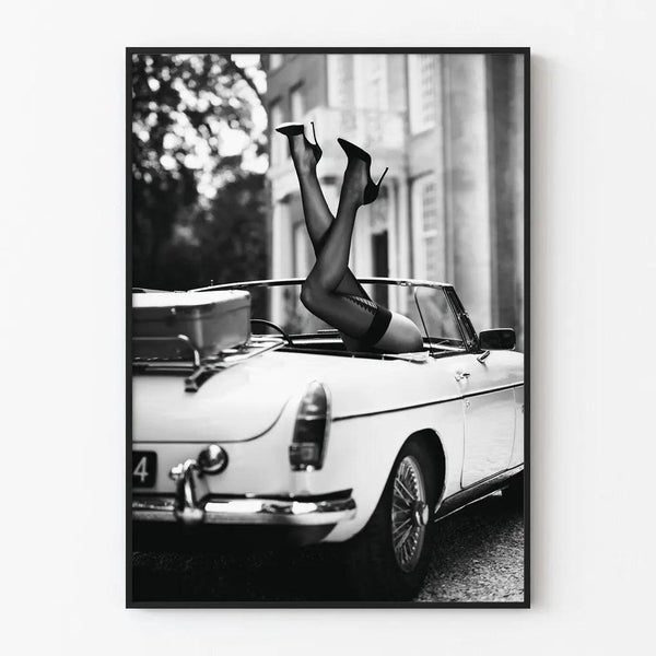 Talons au Vent | Black and white photo decoration