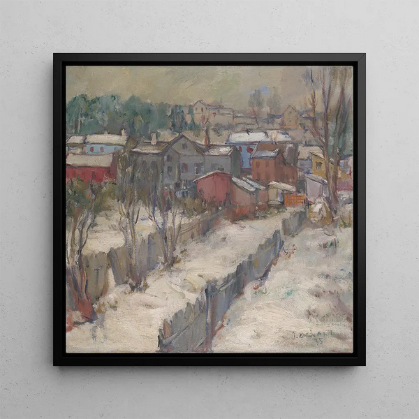 Tartu relinnas - Andrus Johani — framed artwork on a wall