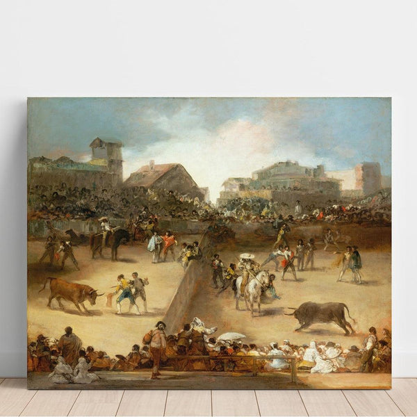Reproduction of the painting Tauromachie dans une arène divisée - Francisco de Goya