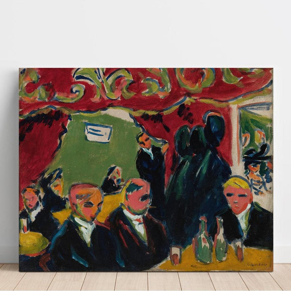 Tavern - Ernst Ludwig Kirchner — wall display of the artwork