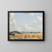 Harvest in the High Lands of Bohemia-Moravia - Tavík František Šimon — framed artwork on a wall