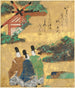 The Sumiyoshi Beach from Ise Monogatari - Tawaraya Sōtatsu — artwork view
