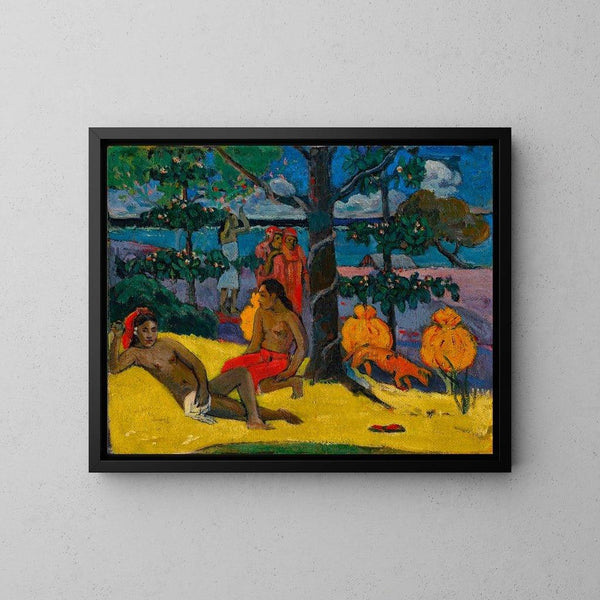 Reproduction of the painting Te Arii Vahine (La Femme Aux Mangos) - Paul Gauguin