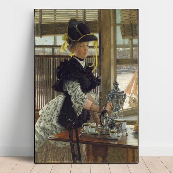 Reproduction of the painting Tea - James Tissot