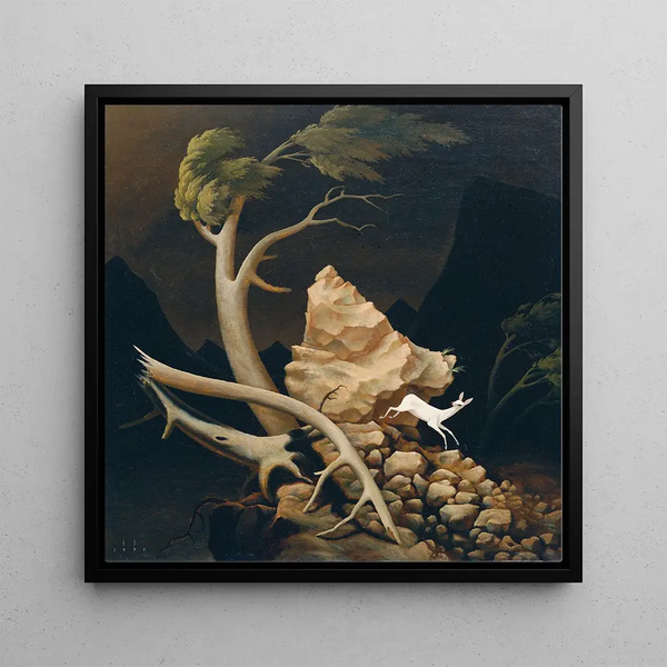 Storm - Franz Sedlacek — framed artwork on a wall