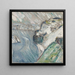 Snowstorm by the Sea - Edvard Munch — framed artwork on a wall