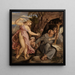 Temptation of Saint Anthony - Gottlieb Schick — framed artwork on a wall