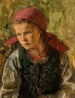 Peasant in Headscarf - Teodor Axentowicz — artwork view