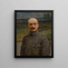 Portrait of Dr. Adolf Sternschuss - Teodor Axentowicz — framed artwork on a wall