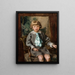 Portrait of Iwo Omiski Child - Teodor Axentowicz — framed artwork on a wall